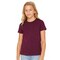 BELLA+CANVAS Youth Short Sleeve Crewneck Jersey Tee Soft Cotton Kids T-Shirt Lightweight School & Custom Print Shirt